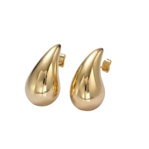 Chunky Modern Teardrop Stud Kylie Earrings